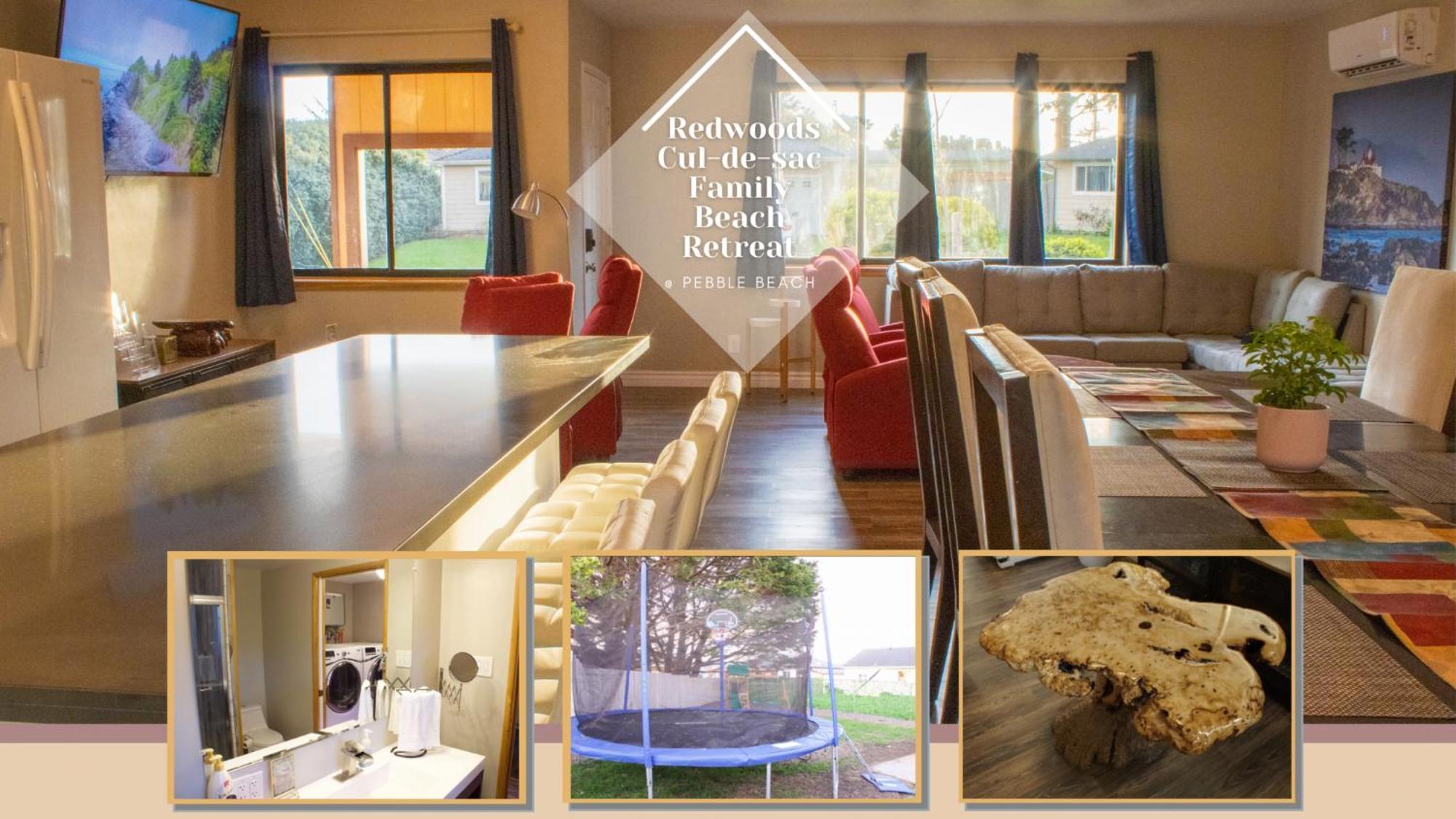 Private Home - Playground, Jumping Mat, Bbq, Darts, Firepit, Gazebo, 4 Smart Tvs, White Cotton Bedding, - The Redwood Cul-De Sac Beach Retreat Crescent City Ngoại thất bức ảnh